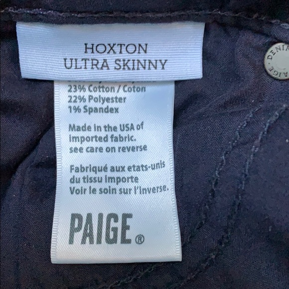Paige Hoxton Ultra Skinny high rise denim size 29 - Picture 4 of 10